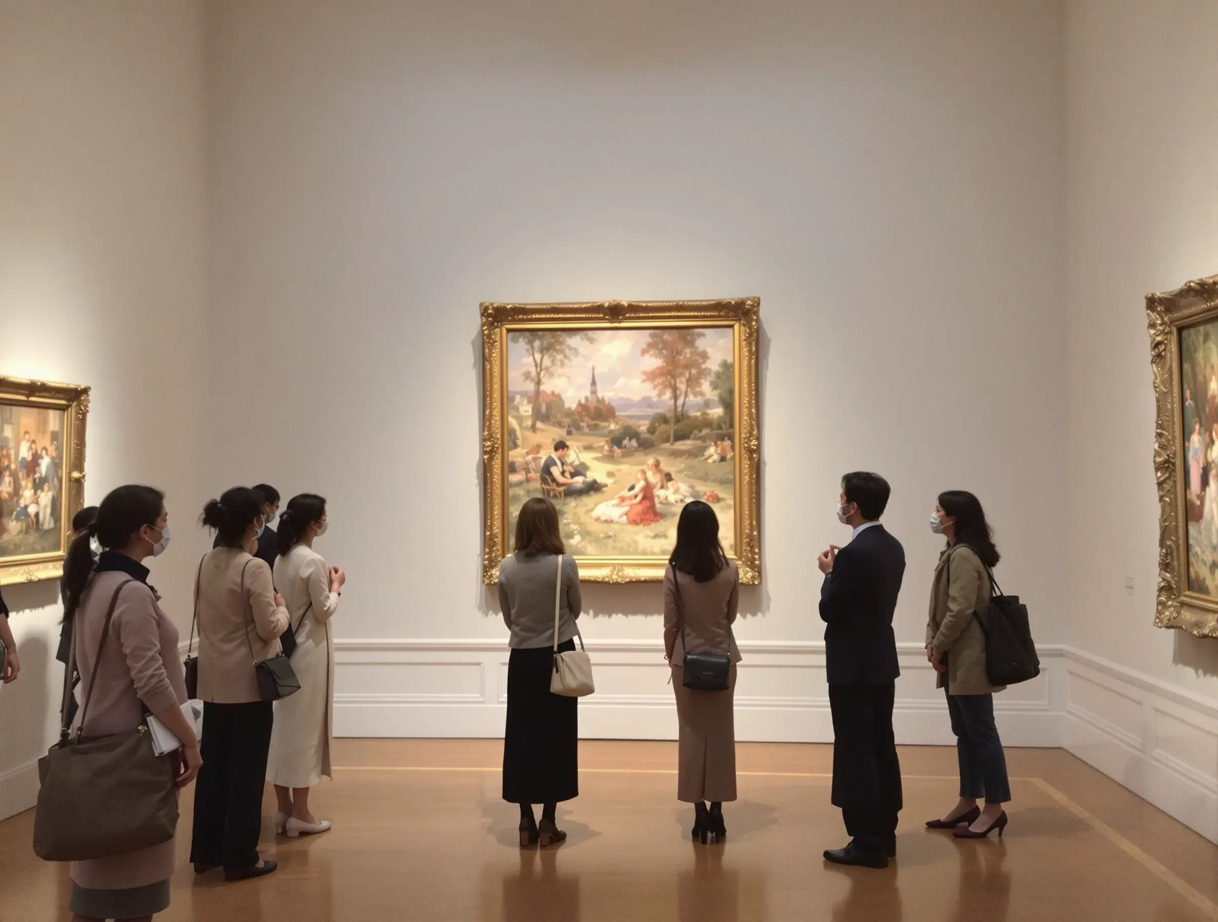 오르세 박물관의 한국인 그룹