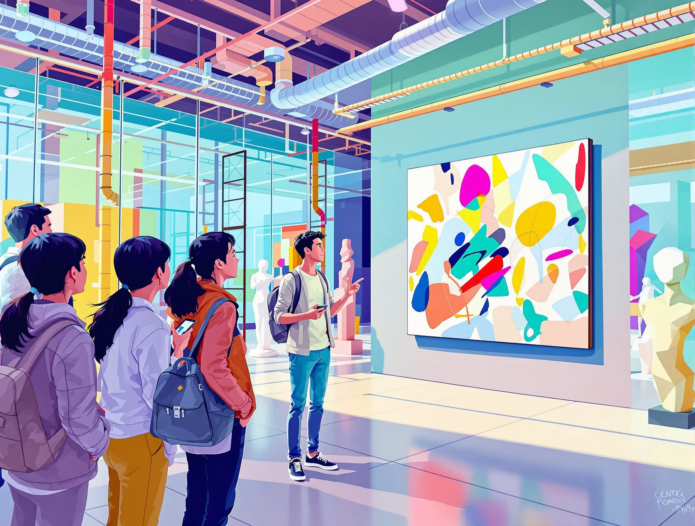 퐁피두 센터 방문